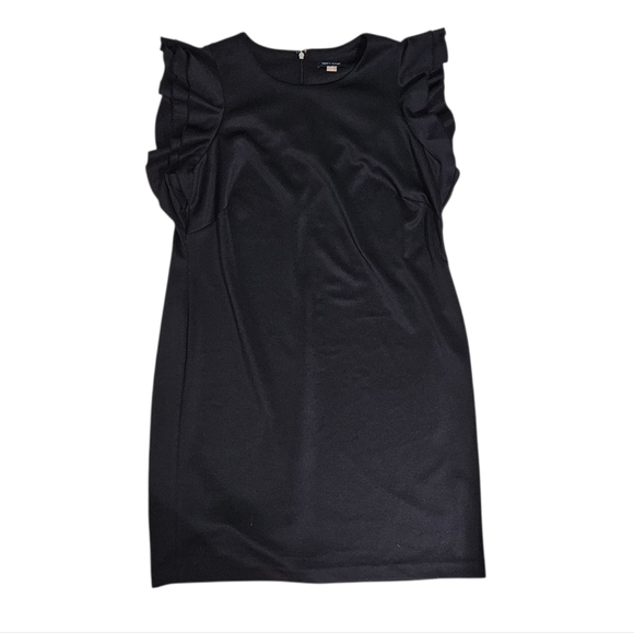 Tommy Hilfiger Ruffle Sleeve Black Shift Dress size 16W - Picture 3 of 8